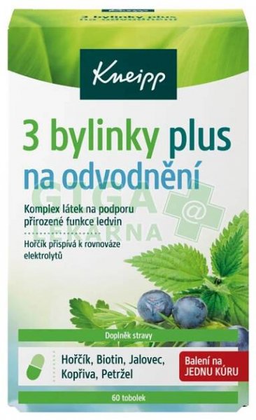 Kneipp 3 bylinky plus na odvodnn tob.60 - GigaLkrna.cz