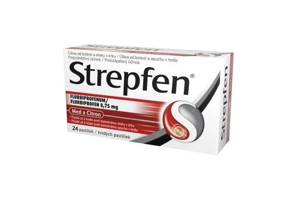 STREPFEN med a citron 24 pastilek