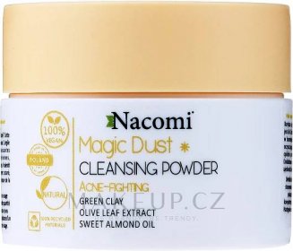 Čisticí pudr na obličej pro mastnou pleť - Nacomi Face Cleansing & Acne Fighting Powder Magic Dust
