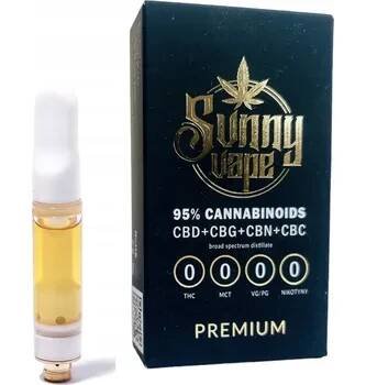 Destilát Sunny Vape Vaporizér 950 mg CBD/CBG CBN CBC 6 příchutí