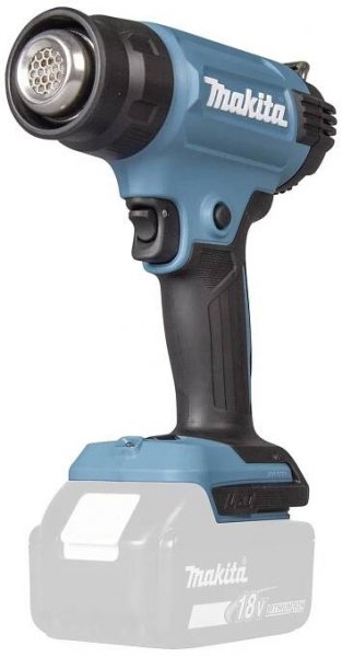 Makita DHG181ZK Akumulátorové horkovzdušné dmychadlo bez akumulátoru, bez nabíječky, kufřík, DHG181ZK