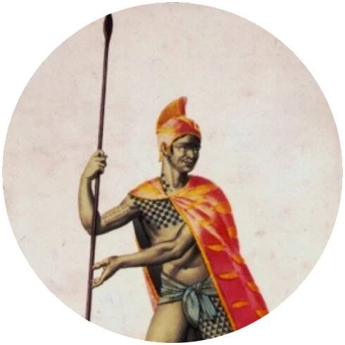 A Man of the Sandwich Islands, Half Face Tattooed – Hawaii Alive