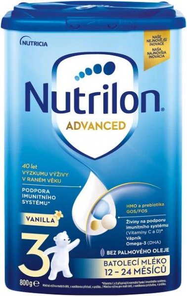 Batolecí mléko 3 Advanced Vanilla 12+ měsíců