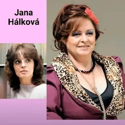 Tatiana Kulíšková dnes a v roli Jany Hájkové