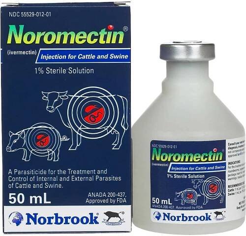 Mini Pig Ivermectin 1% Noromectin Wormer - Image 3