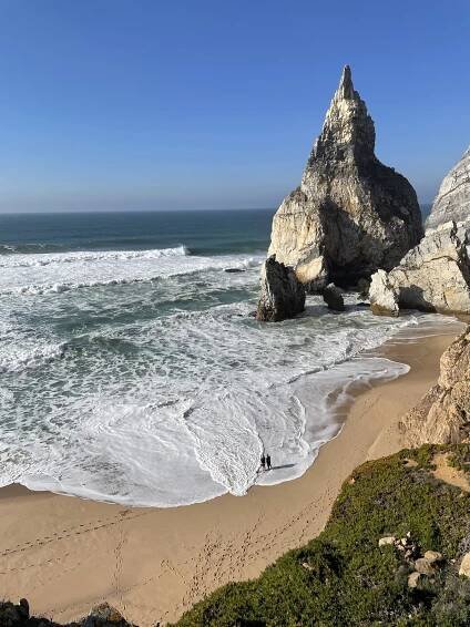Praia Adraga - Cabo Roca. Amazing hike overviewing Atlantic ocean.