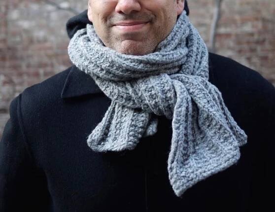 Moss Rib Scarf