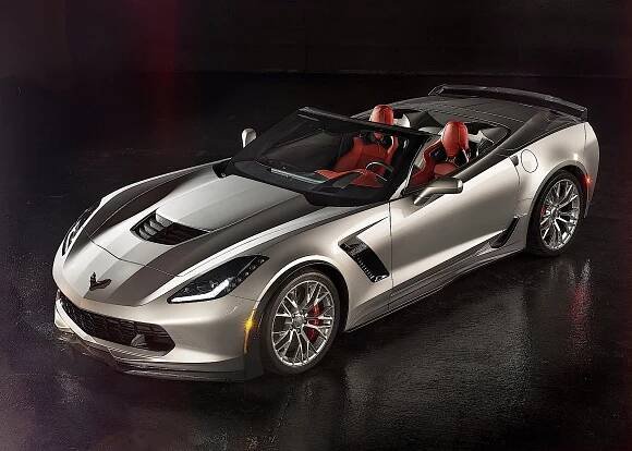 Chevrolet Corvette Z06 Convertible automobil a modelové roky