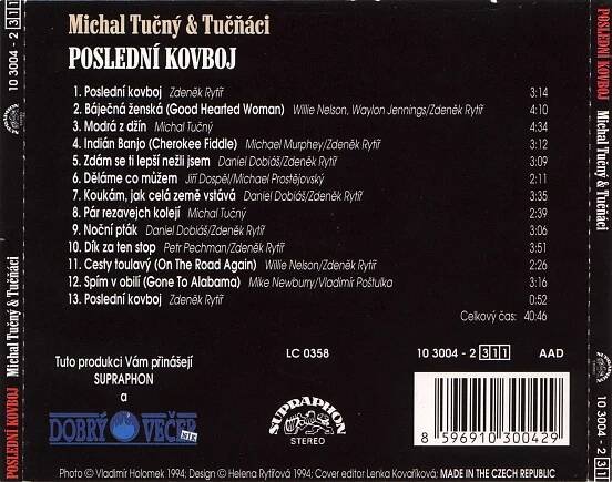 DISKOGRAFIE MICHAL TUČNÝ