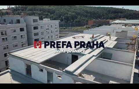 Výroba stropních panelů Spiroll ve společnosti PREFA PRAHA a.s.