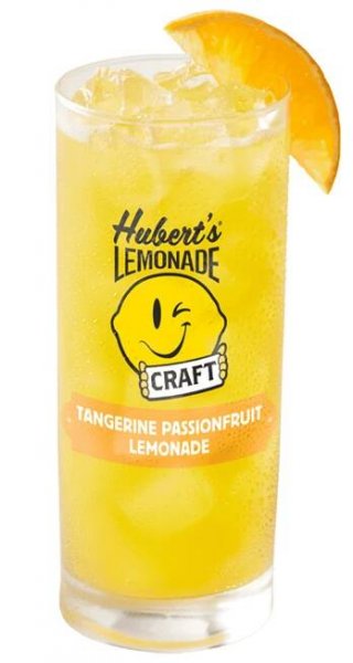 Glass of Tangerine Passionfruit Lemonade