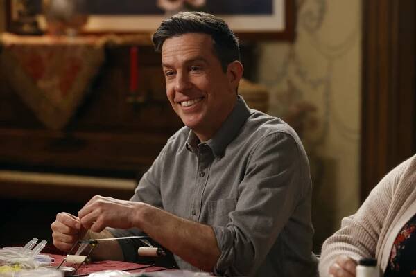 RUTHERFORD FALLS -- "Halloween" Episode 207 -- Pictured: Ed Helms as Nathan Rutherford -- (Photo by: Jordin Althaus/Peacock)