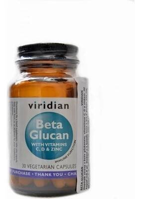 Viridian Beta Glucan 30 kapslí