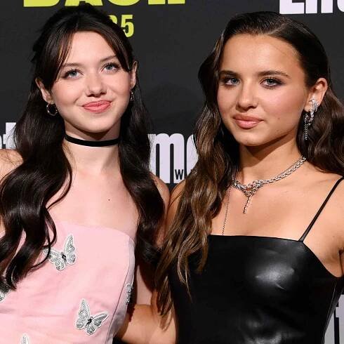 Violet McGraw and Madeleine McGraw attend Entertainment Weekly's annual Comic-Con Bash at Float at Hard Rock Hotel San Diego on July 26, 2025
