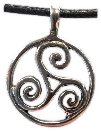 Eire Pewter Pendant - Triskelion (Triskele)