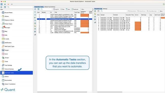 CSV/FTPS Introduction and login | Manual | Quant - Intelligent Retail Platform 