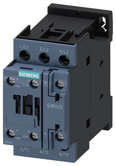 SIE 3RT2023-1AP00 STYKAČ 3-PÓL. S POM. KONT. 1Z+1R AC3 9A, 4KW NA 230VAC 50HZ, S0