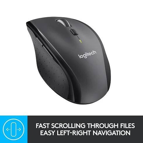 Logitech Marathon M705 myš Kancelář Pro praváky RF bezdrátový Optický 1000 DPI (910-001949)