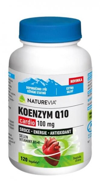 NATUREVIA Koenzym Q10 Cardio 100 mg 120 kapslí