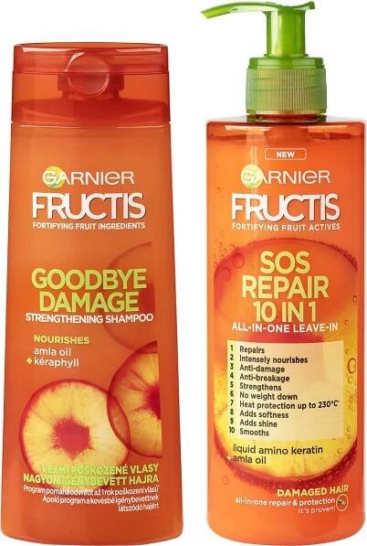 GARNIER Fructis Goodbye Damage & SOS Repair 10in1 Set