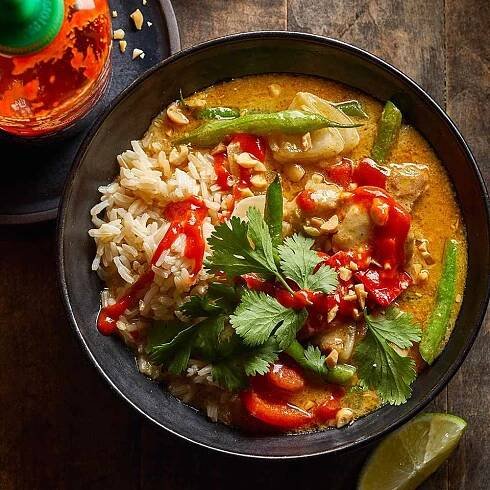 Thai Yellow Chicken Thigh Curry