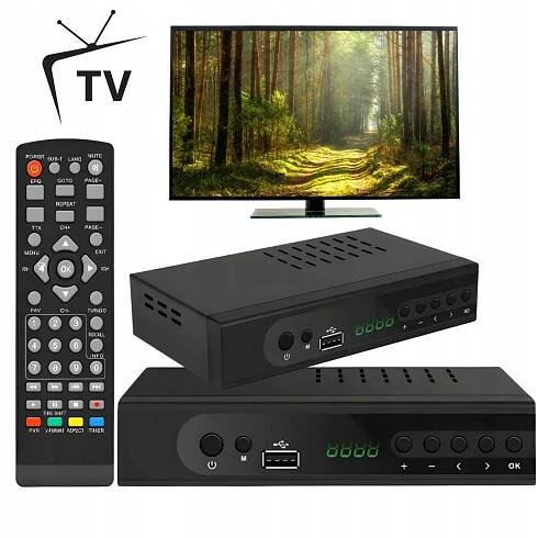 DEKODÉR DVB-T2 TV TUNER DIGITÁLNÍ POZEMNÍ TELEVIZE FULL HD UNIVERZÁLNÍ