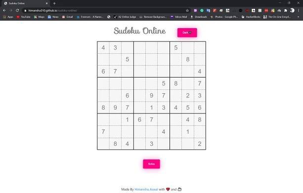 Sudoku Online