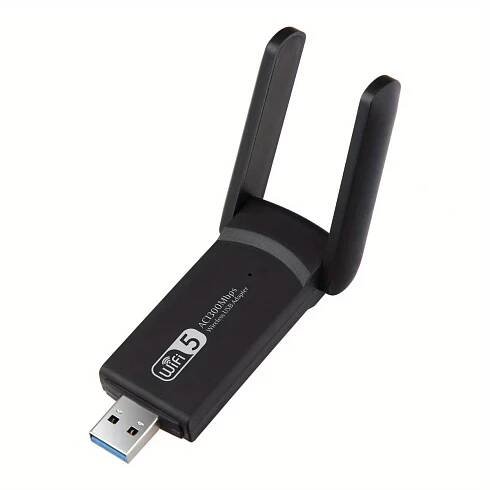 SÍŤOVÁ KARTA WI-FI 5 ADAPTÉR USB 3.0 1300Mbps