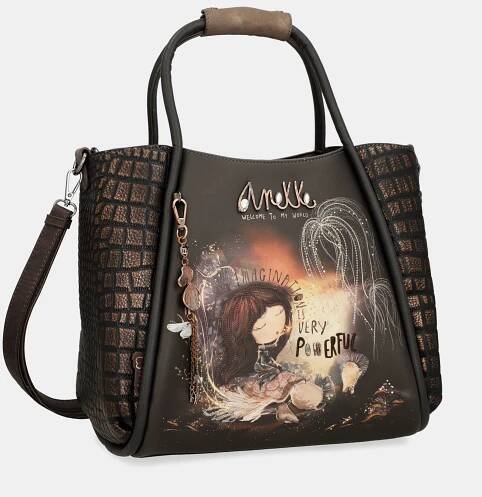 Anekke Dreamverse Tote Bag 39701-274 hnědá