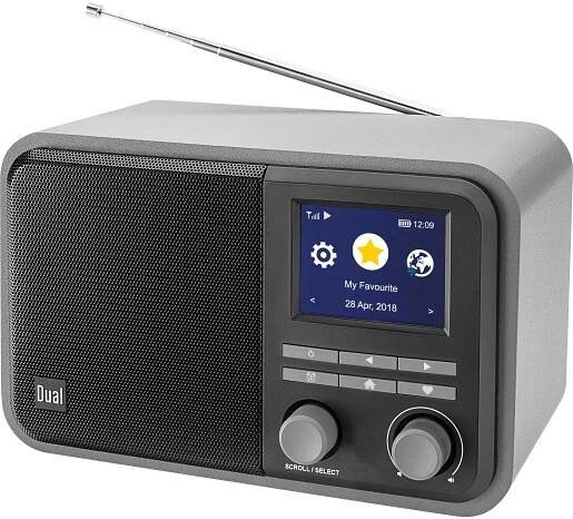 Síťové a bateriové rádio DAB+, FM, internetové Dual CR 510