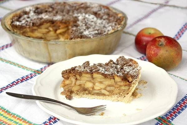 Holandský jablkový koláč, Koláče, recept