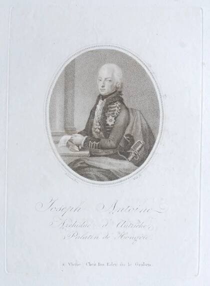 Josef Antonín Jan Baptista Habsbursko-Lotrinský, Josef Ender, Eisemann - On-line katalog portrétů ze sbírek státního zámku