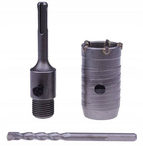 KORUNKOVÝ VRTÁK NA BETONU 40 mm + ADAPTÉR SDS-plus 110 mm FRÉZA KORUNKA SDS+