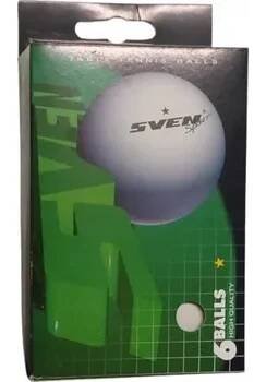Pingpongový míček Míčky na stolní tenis SVEN SPORT sada 6ks