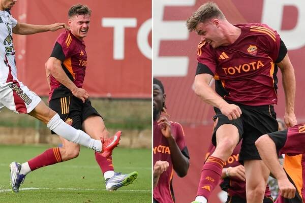 Evan Ferguson scores four on Roma debut alongside World Cup winner