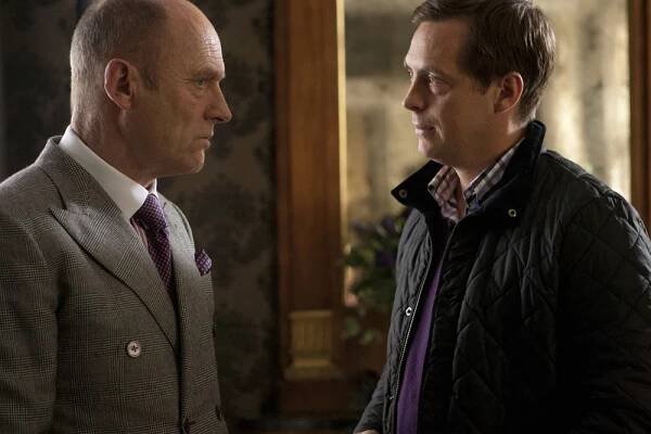 Hunted, Patrick Malahide (L), Stephen Campbell Moore (R), 10/19/2012, ©HBO