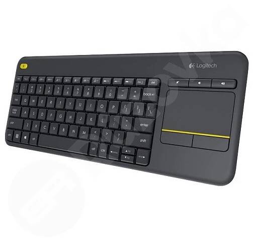 Logitech Wireless Touch Keyboard K400 Plus CZ čierna (920-007151)