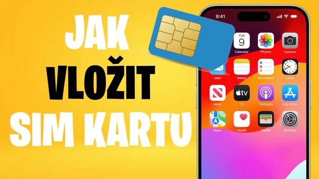 Jak vložit SIM kartu do iPhonu