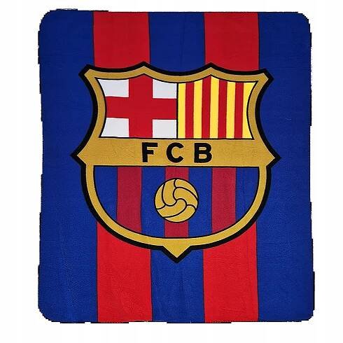 DEKA FC BARCELONA FLEECOVÁ 120 X 150 PŘIKRÝVKA PRO BARCA FOTBAL