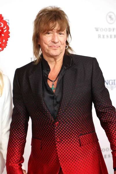 LOUISVILLE, KY - MAY 06: Bon Jovi guitarist Richie Sambora walks the red carpet at the 149th running of the Kentucky Derby on May 6, 2023, at Churchill Downs in Louisville, Ky. (Photo by Jeff Moreland/Icon Sportswire via Getty Images)