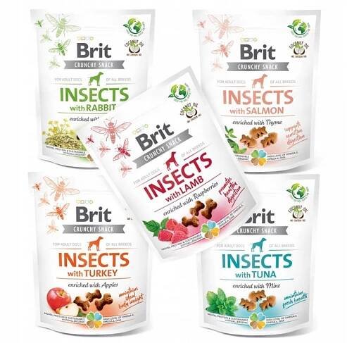 Akce - Sada pamlsků pro psa Brit Care Crunchy 5x200g