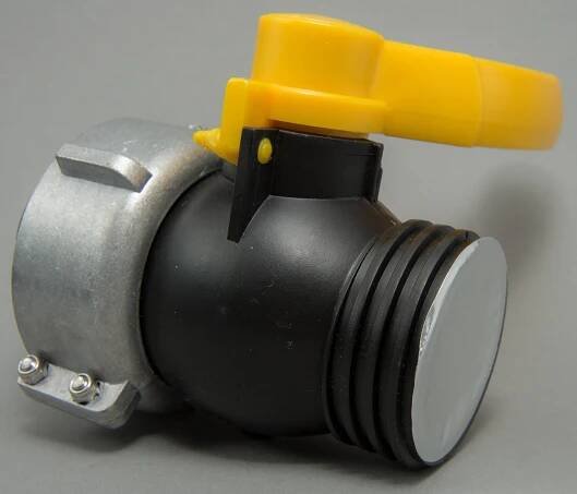 IBC kohout šroubovací 75mm / DN 50 hrubý zavit  S60x6