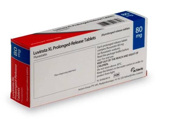 Fluvastatine contre l'excès de cholestérol