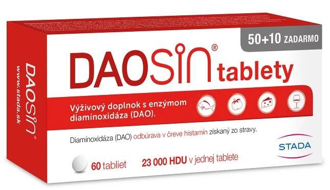 DAOSiN 50+10 tbl. 1×50+10 tbl, výživový doplnok