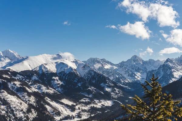 Hora, Zima, Sníh, Tatry, Příroda, Polsko