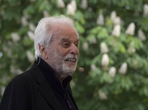 Chilean French author and philosopher Alejandro Jodorowsky attends the 25th International Book Fair and Literary Festival Book World Prague 2019, Czech Republic, May 9, 2019. Photo/Marketa Vojtikova (CTK via AP Images)