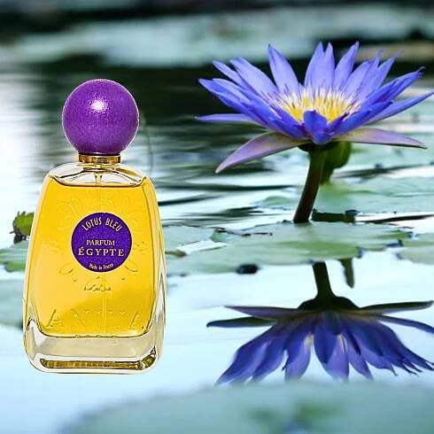MODRÝ LOTUS Egypt Parfém 100 ml - PARFÉMY ANUJA PAŘÍŽ - VYROBENO VE FRANCII