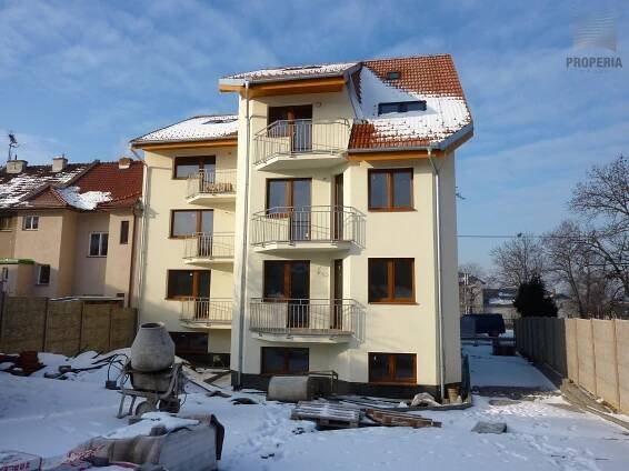 Prodej novostavby bytu OV 3+kk + balkon + parkovací stání, ul. Obilní, Brno - Chrlice, CP 68 m 2 , klimatizace. - velký náhled 4