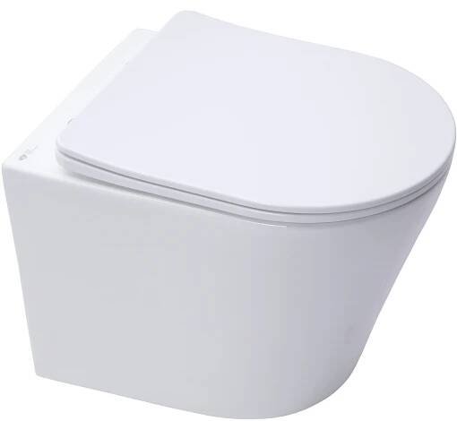 Wc závěsné SAT Infinitio včetně prkénka softclose, zadní odpad SATINF010RREXP