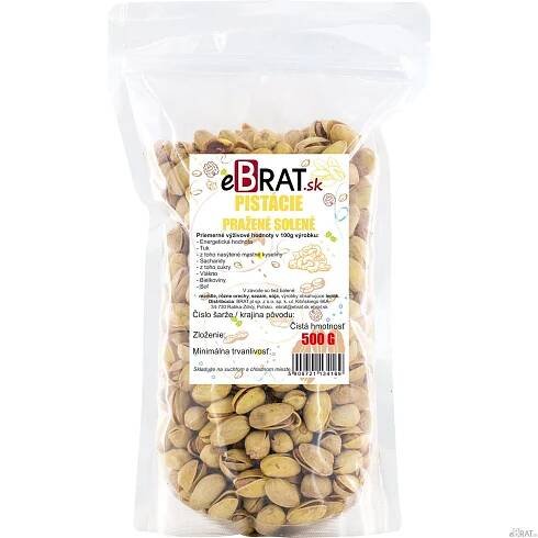 Pistácie pražené solené 500g